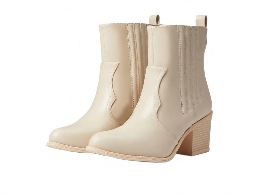 NEW CHINESE LAUNDRY women's u see smooth bootie in beige